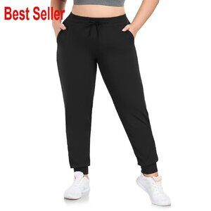 Plus Size Sweatpants Women Joggers Yoga Workout Lounge Pants Pockets